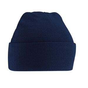 Beechfield Childrens/Kids Knitted Beanie / French Navy